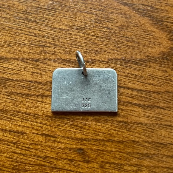 Silver Canada Passport Stamp Charm from Jet Set Candy - Picture 3 of 3